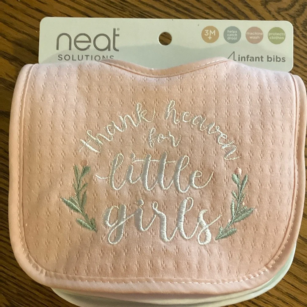 Baby Girl Cloth Bibs